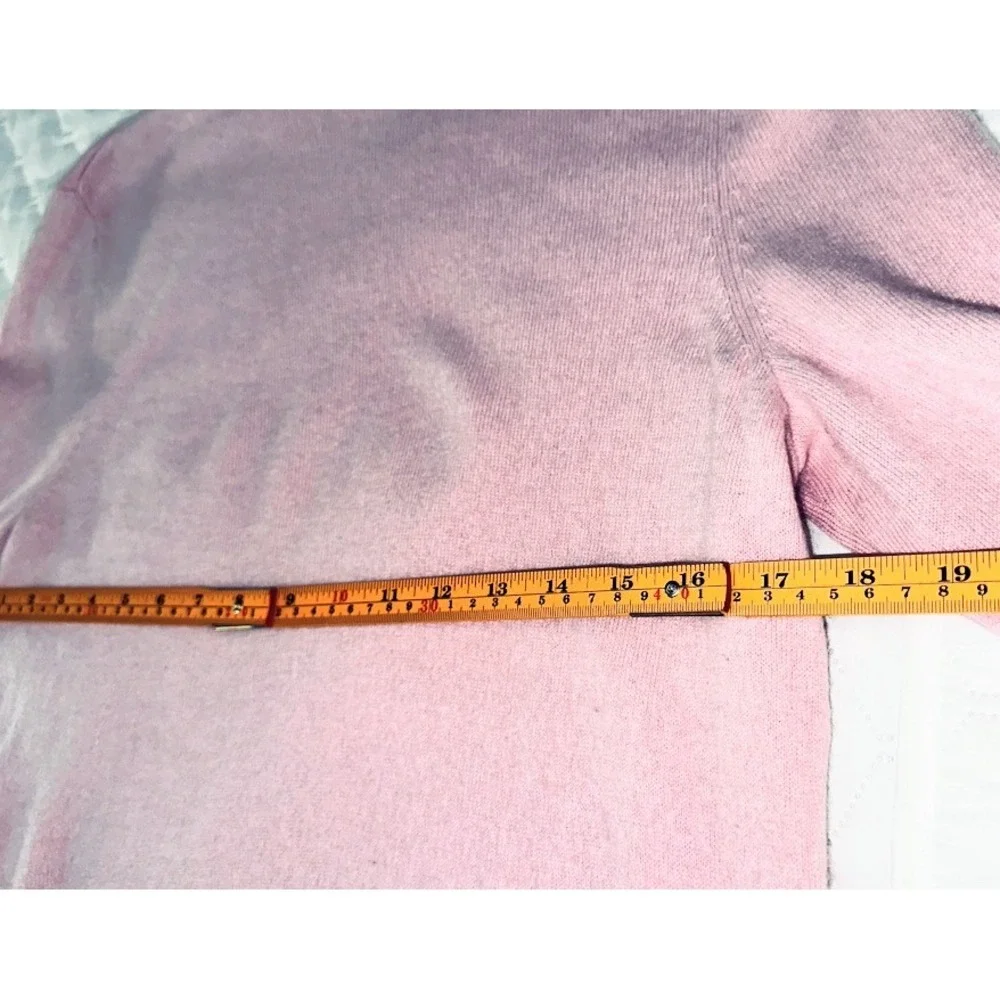Talbots‎ Petites Pure Cashmere Sweater Pink Crew Neck Long Sleeve Top XLP